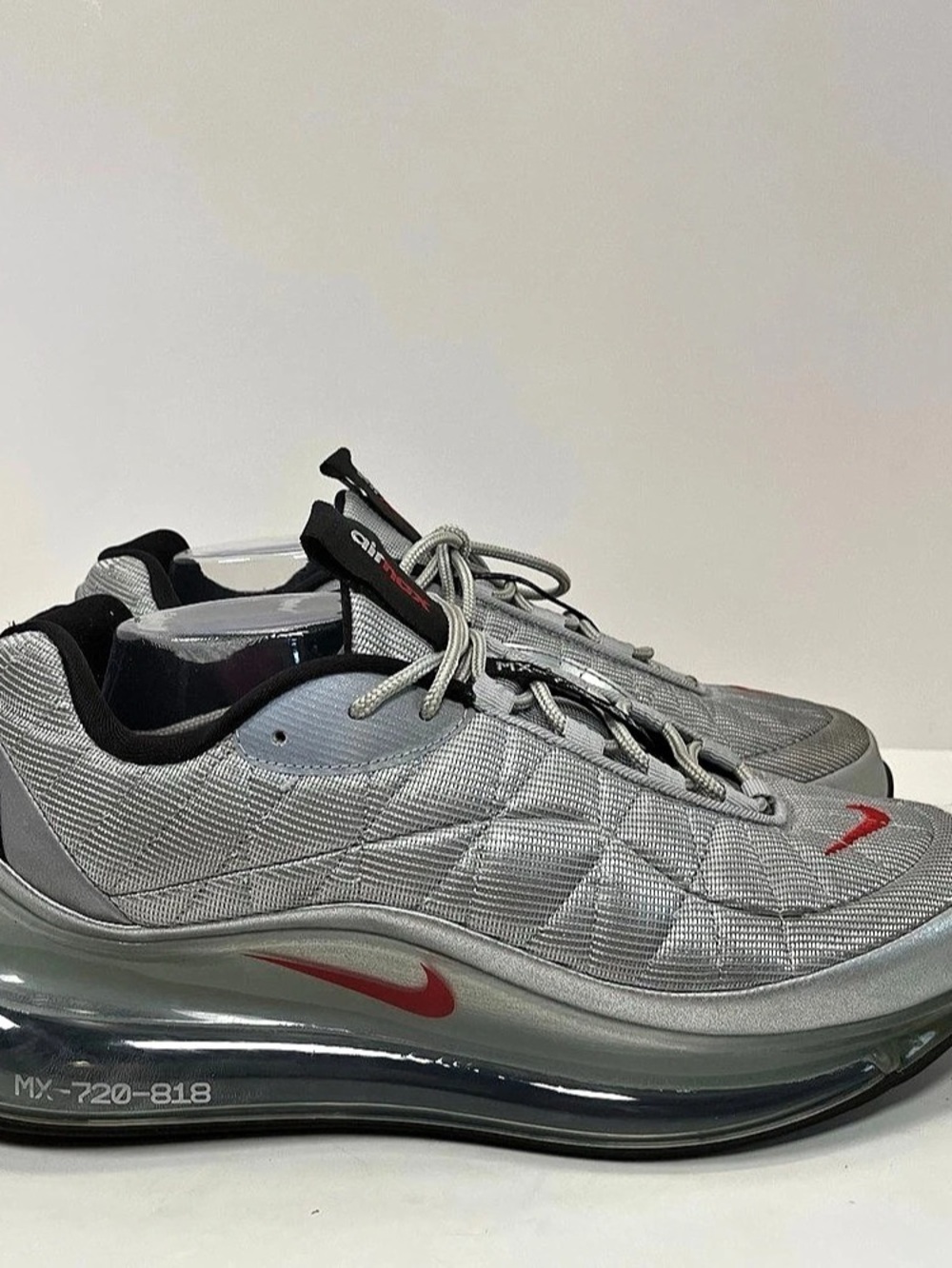 Nike Air Max 720 Sneakers Gray & Red US 11